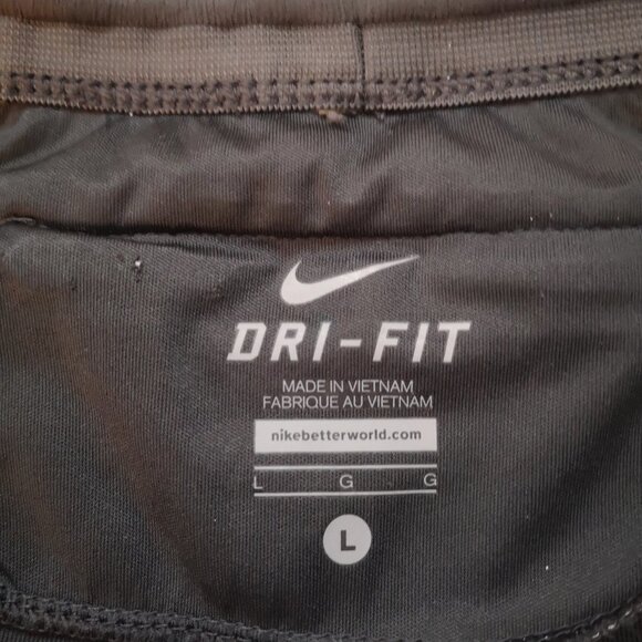 Nike Dri Fit Ladies Dark Grey Full Length Leggings - Picture 3 of 11